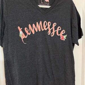 Gray Tennessee Graphic T-Shirt